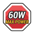 Max power 60W