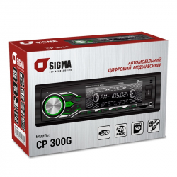 Автомобильный цифровой медиаресивер SIGMA CP-300 Green/Red