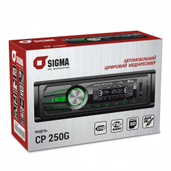 Автомобильный цифровой медиаресивер SIGMA CP-250 Green/Red