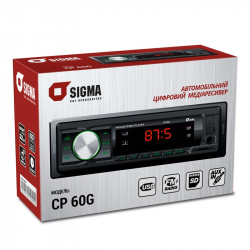 Автомобильный цифровой медиаресивер SIGMA CP-60 Green/Red