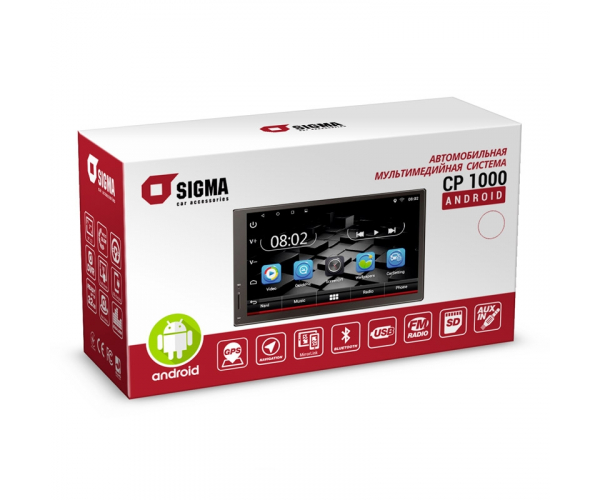 Автомобильная мультимедийная система SIGMA CP-1000 Android