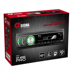 Автомобильный цифровой медиаресивер SIGMA CP-400 PRO Green/Red