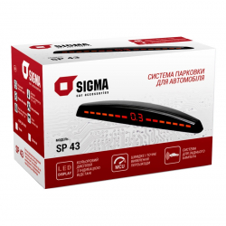 Система парковки для автомобиля SIGMA SP-43 Black/Silver